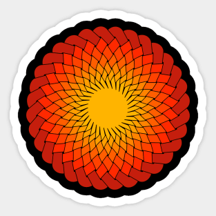 Celtic Sun Flower Sticker